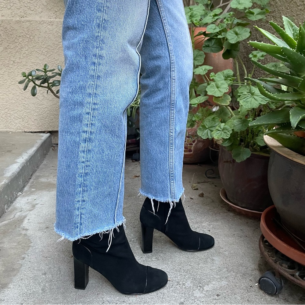 Vintage black Kate Spade all leather boots - Picture 6 of 16